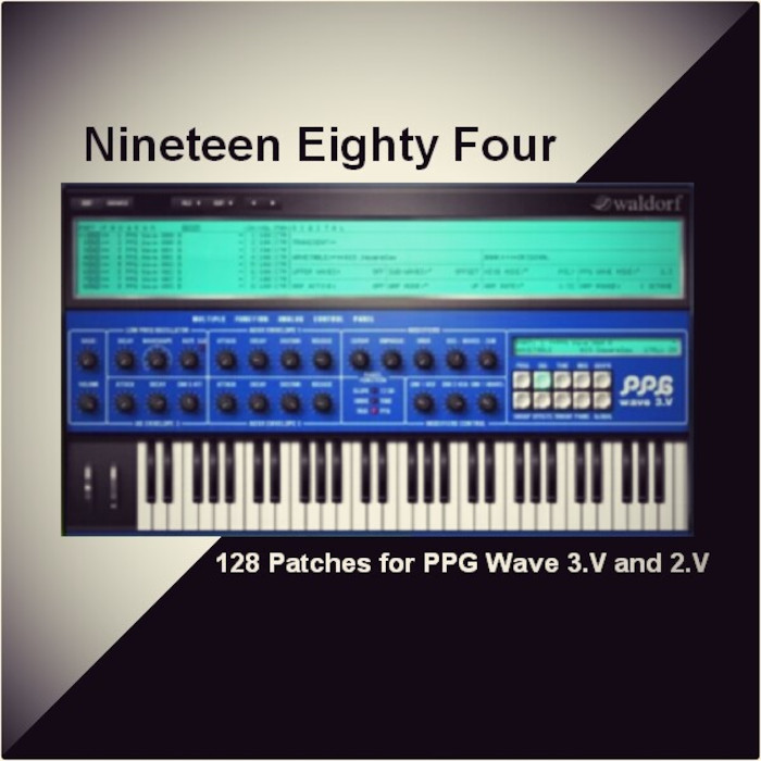 Xenos Soundworks - Nineteen Eighty Four - PPG Wave Presets Software GUI Artwork