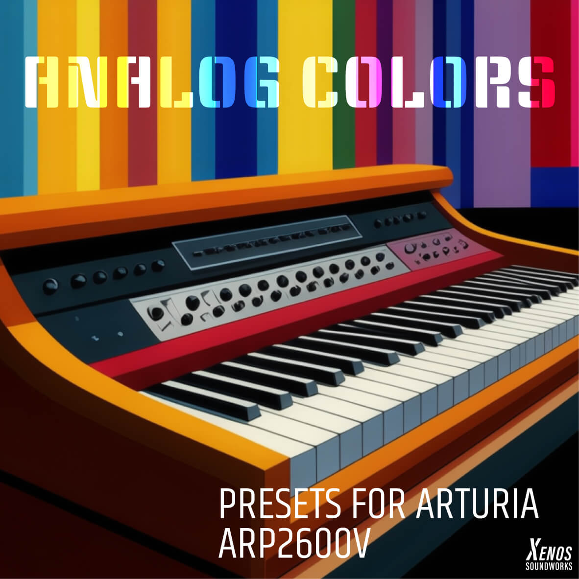 Xenos Soundworks - Analog Colors - Arturia Arp2600V Presets Software GUI Artwork