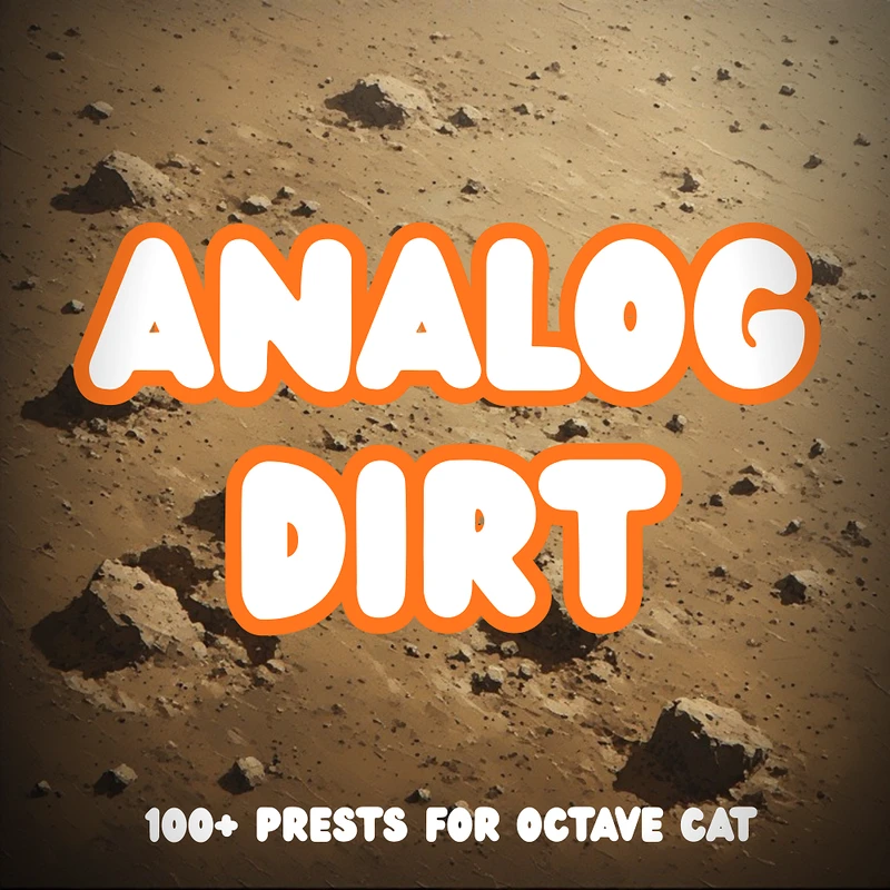 Xenos Soundworks - Analog Dirt for Octave Cat Presets Software GUI Artwork