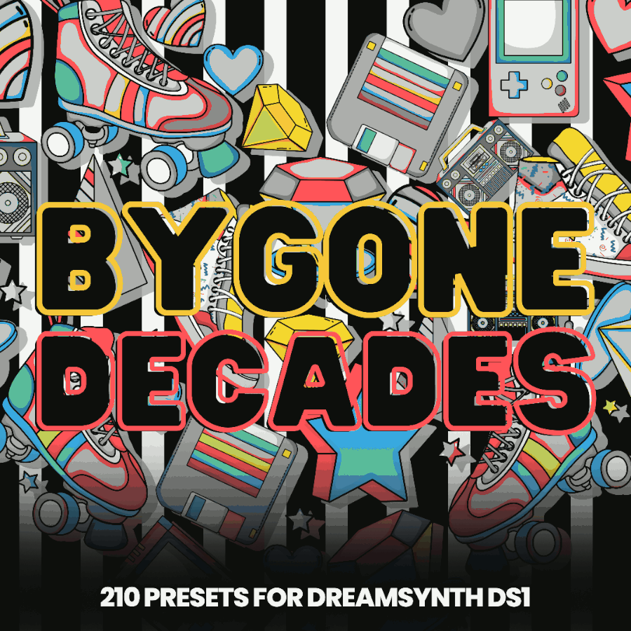 Xenos Soundworks - Bygone Decades - DreamSynth Presets Software GUI Artwork