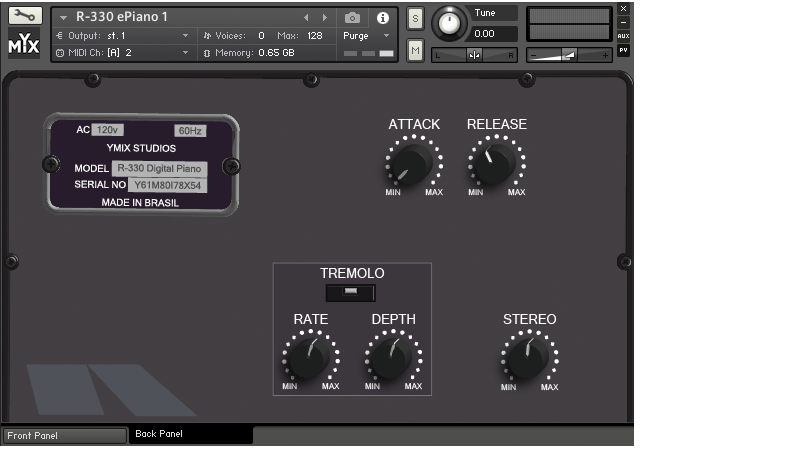 YMIX Studios - R-330 Electric Piano Screenshot 3