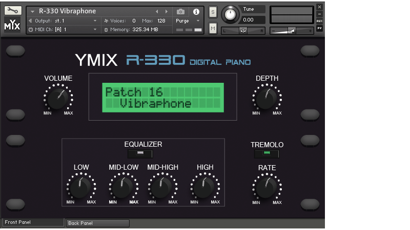 YMIX Studios - R-330 Vibraphone Screenshot 2