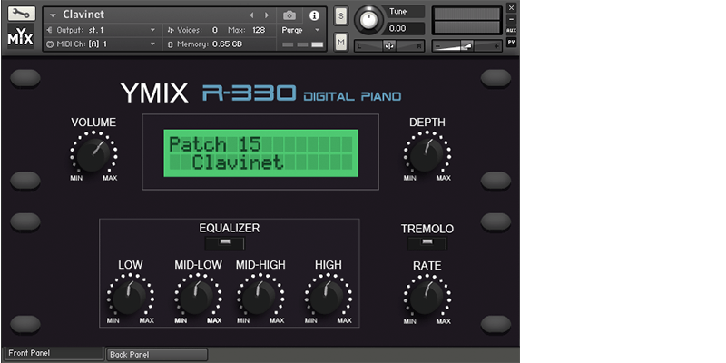 YMIX Studios - R-330 Clavinet Screenshot 2