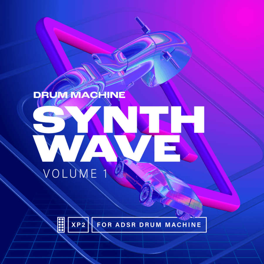 ADSR - Synthwave v.1 Presets Software GUI Artwork