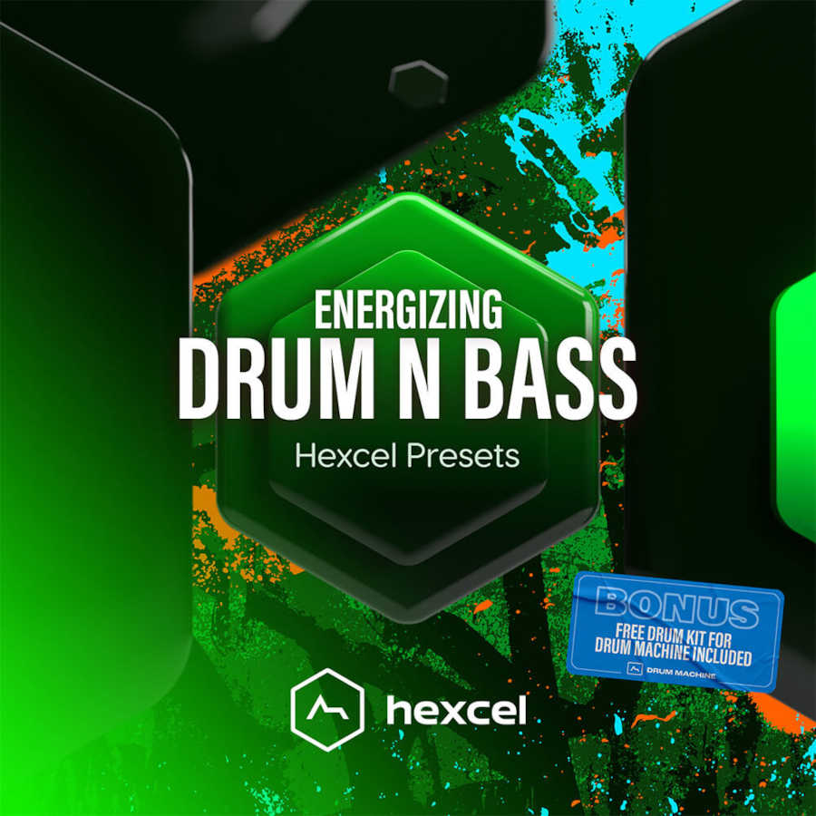 ADSR - Energizing Drum n Bass Presets Software GUI Artwork