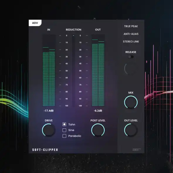 Air Music Technology - Air Soft Clipper Plugins & FX Software GUI Artwork