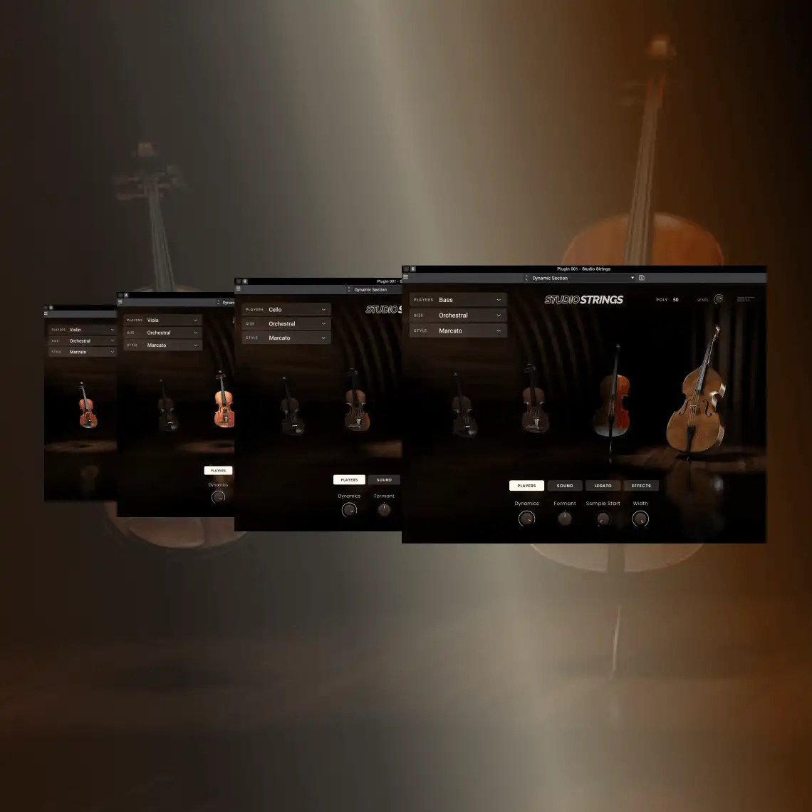 Air Music Technology - Studio Strings Plugins & FX Software GUI Artwork