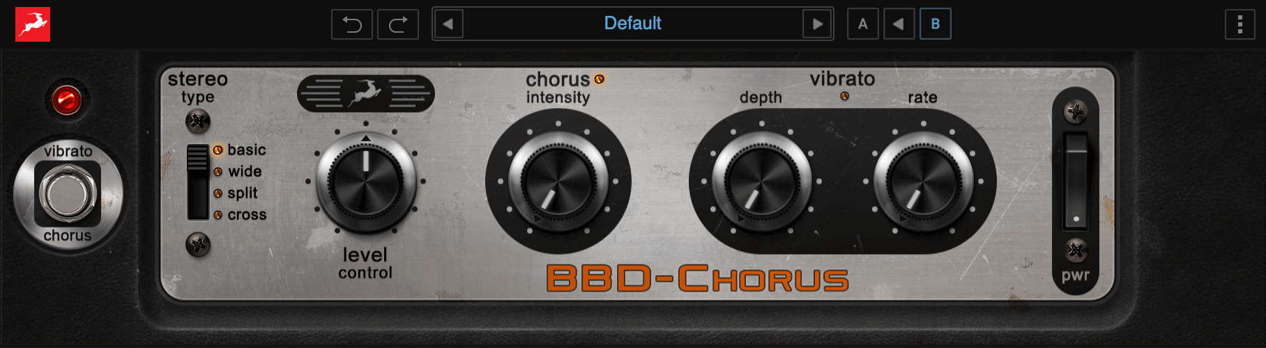 Antelope Audio - BBD-Chorus Plugins & FX Software GUI Artwork