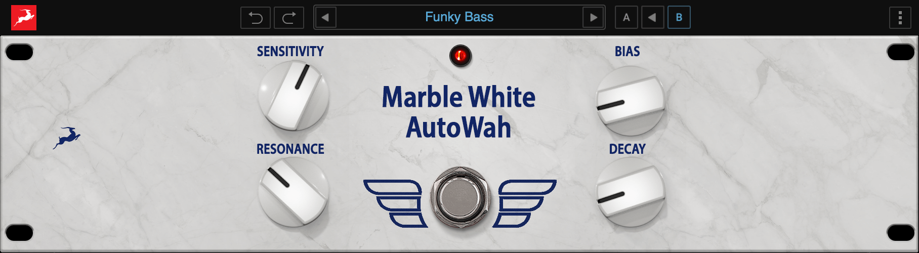 Antelope Audio - Marble White AutoWah Plugins & FX Software GUI Artwork