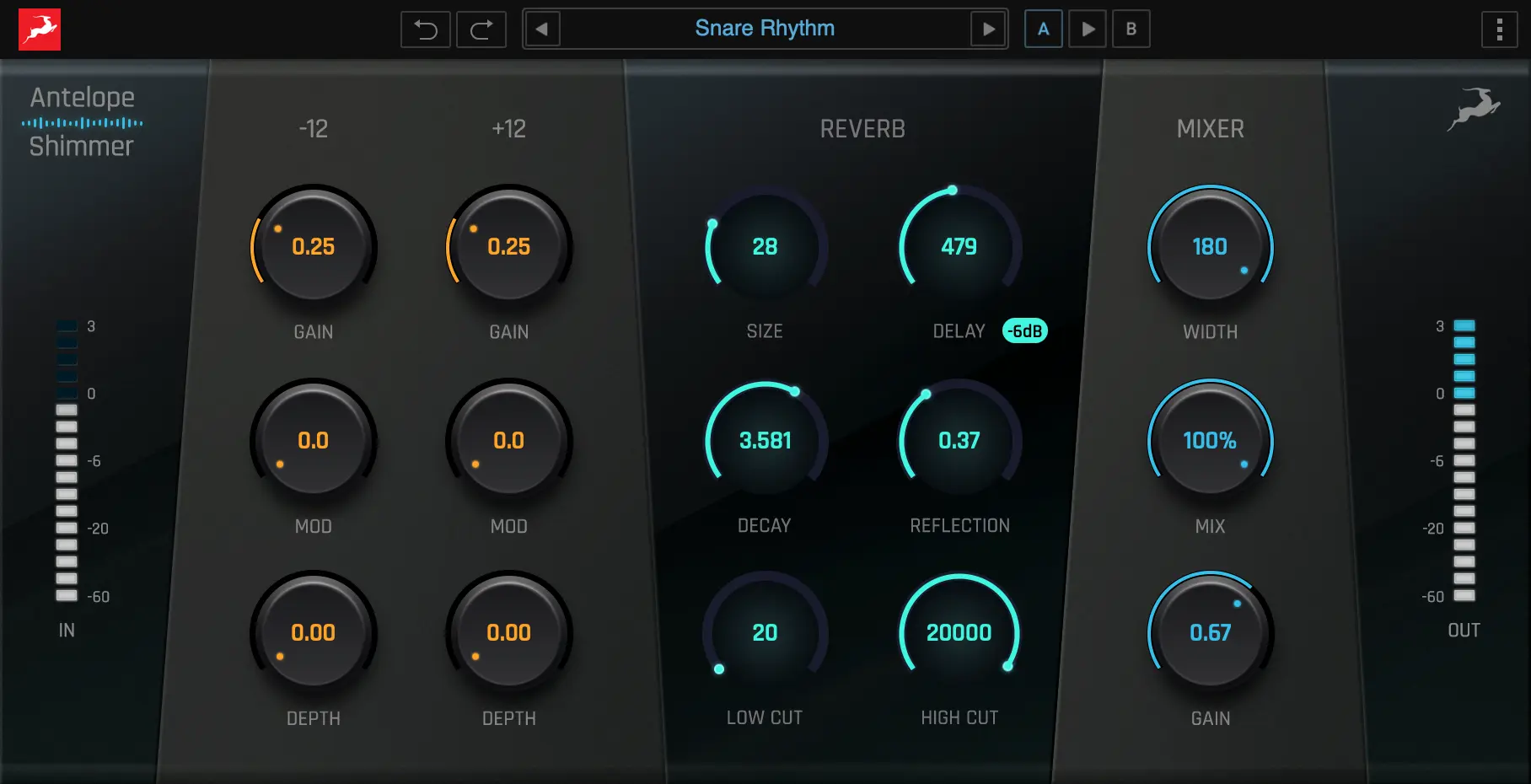 Antelope Audio - Shimmer  Plugins & FX Software GUI Artwork