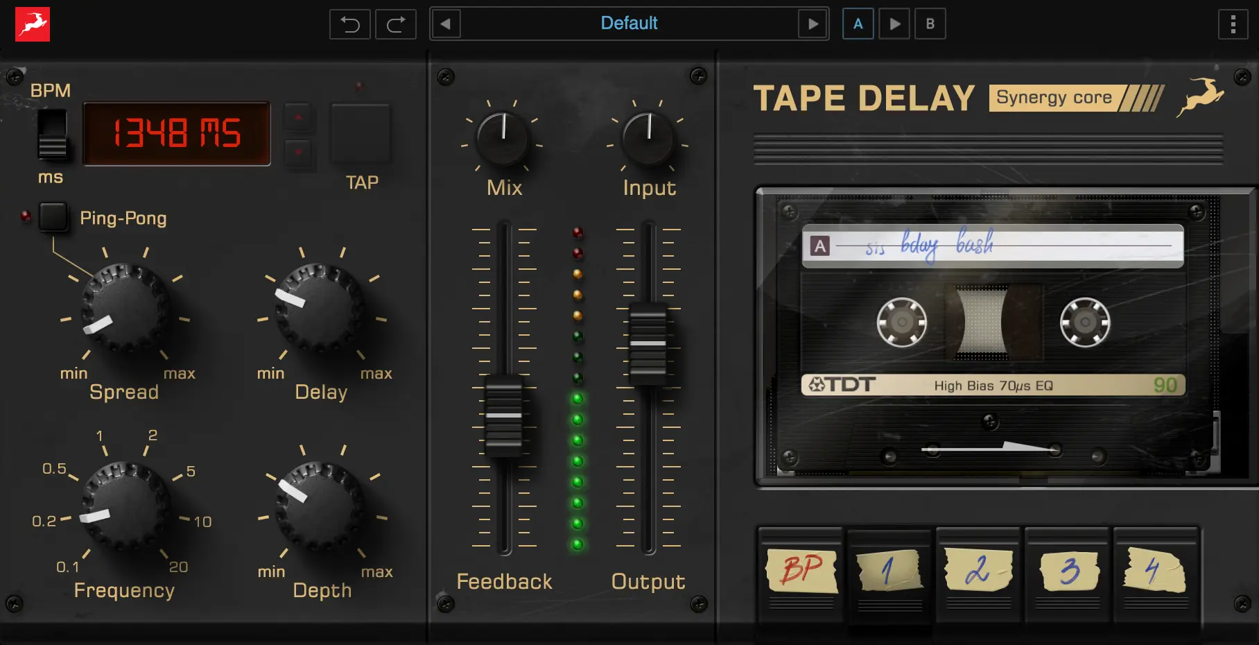 Antelope Audio - Tape Delay Plugins & FX Software GUI Artwork