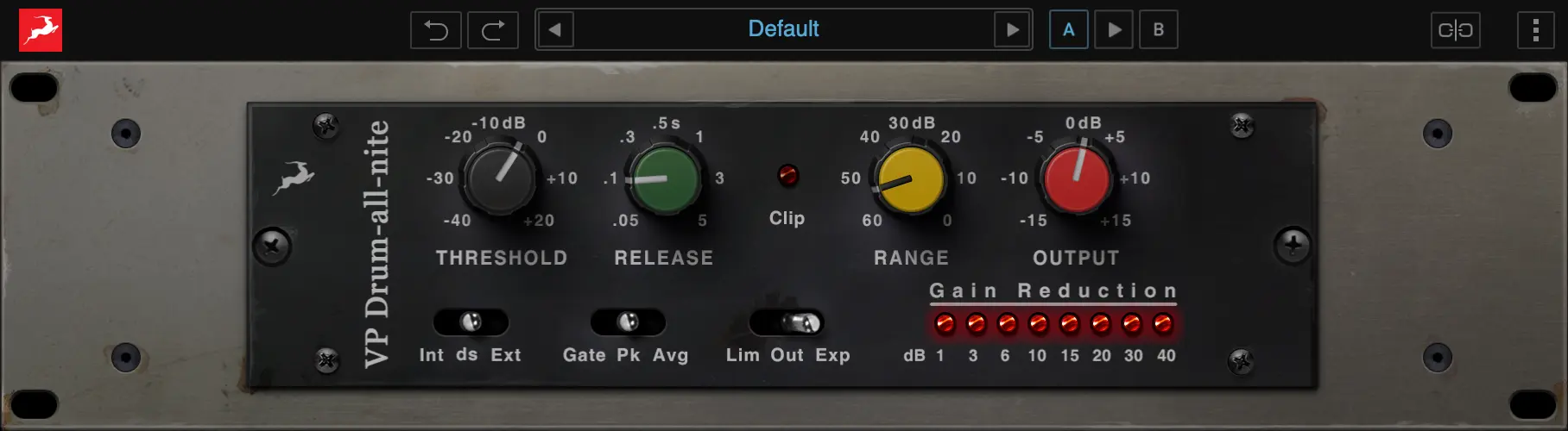 Antelope Audio - VP Drum-All-Nite Plugins & FX Software GUI Artwork