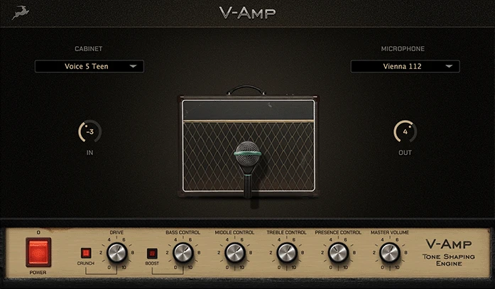 Antelope Audio - V-AMP Plugins & FX Software GUI Artwork
