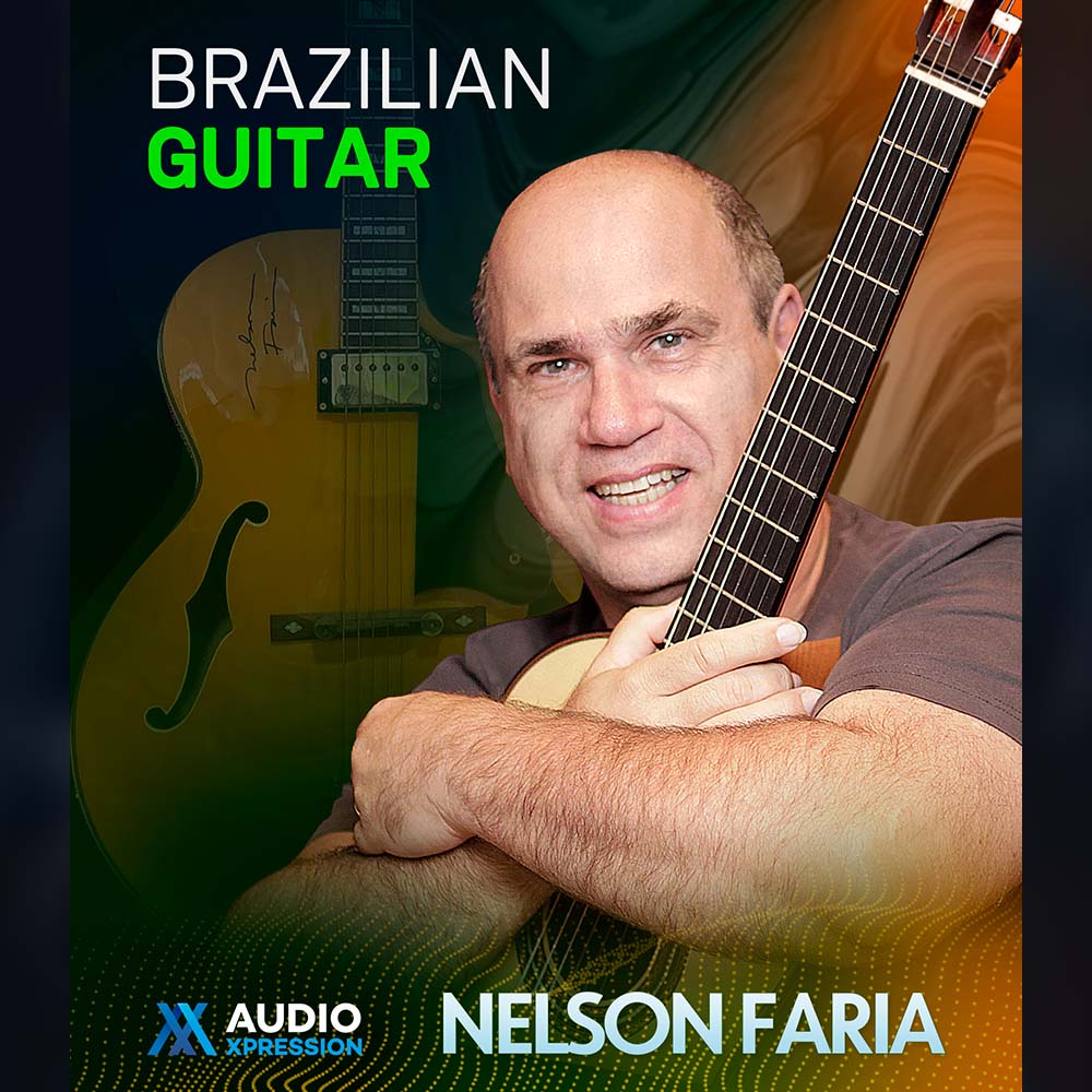 AudioXpression - Brazilian Guitar Sample Packs Software GUI Artwork