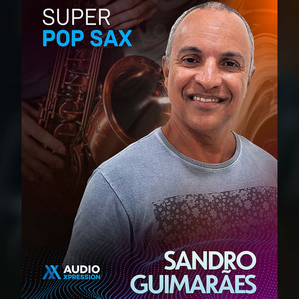 AudioXpression - Super Pop Sax Sample Packs Software GUI Artwork