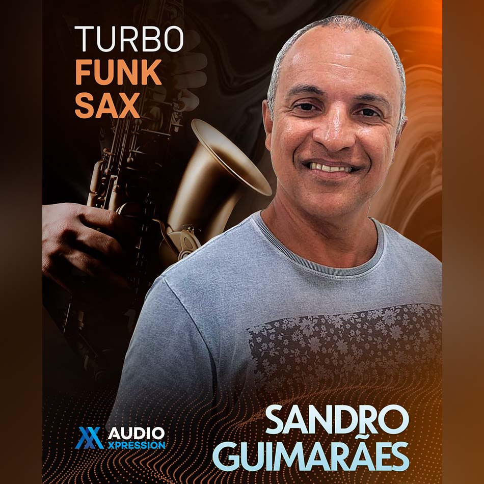 AudioXpression - Turbo Funk Sax Sample Packs Software GUI Artwork