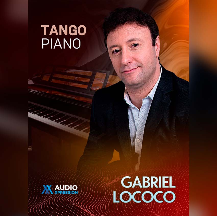 AudioXpression - Tango Piano Sample Packs Software GUI Artwork
