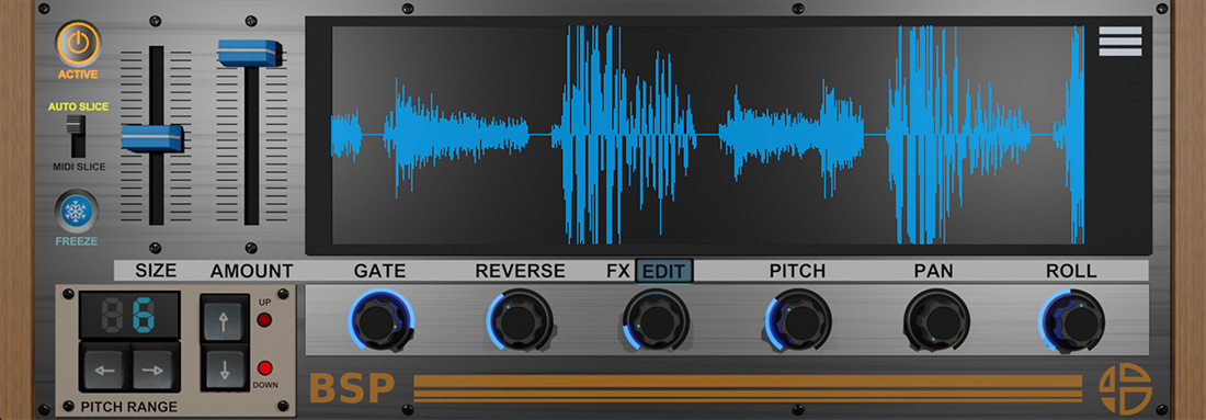 Audio Blast - BreadSlicer Pro Plugins & FX Software GUI Artwork