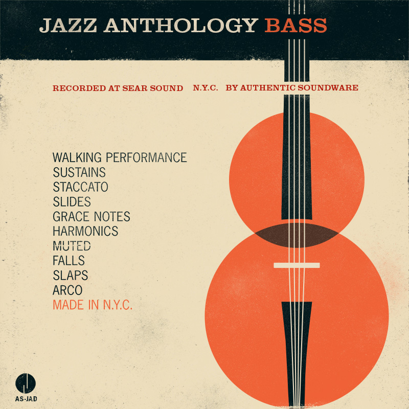 Authentic Soundware - Jazz Anthology: Bass Kontakt Instruments Software GUI Artwork