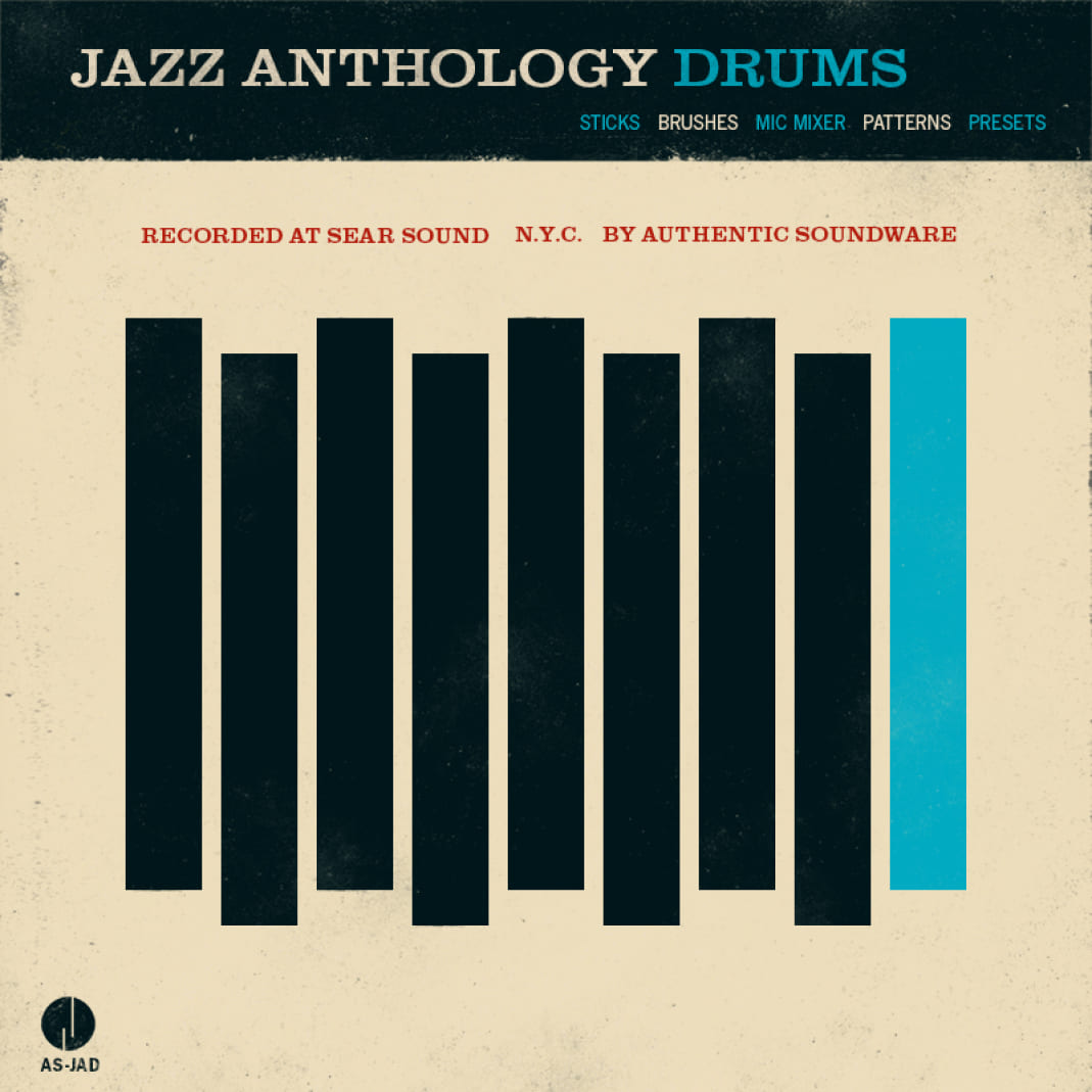 Authentic Soundware - Jazz Anthology: Drums Kontakt Instruments Software GUI Artwork
