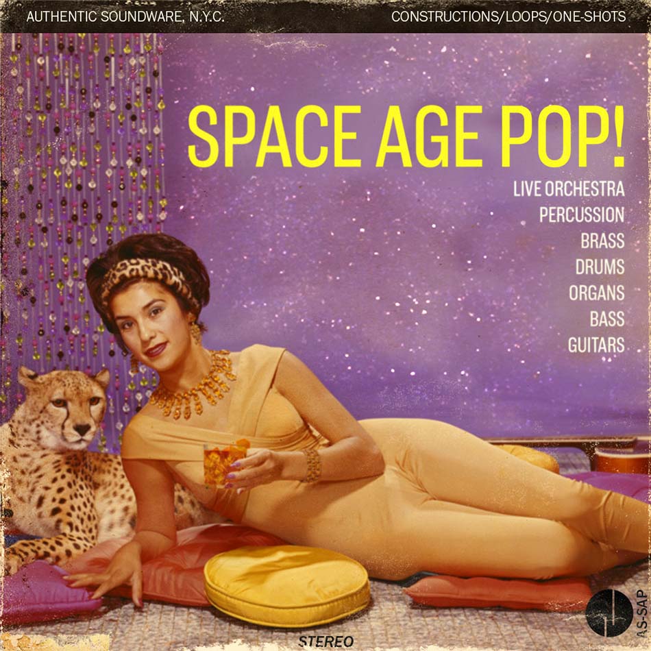 Authentic Soundware - Space Age Pop! Kontakt Instruments Software GUI Artwork