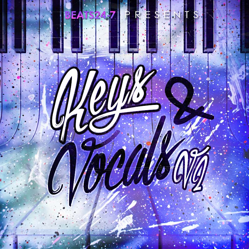 Beats24-7 - Keys & Vocals Vol. 2 Sample Packs Software GUI Artwork