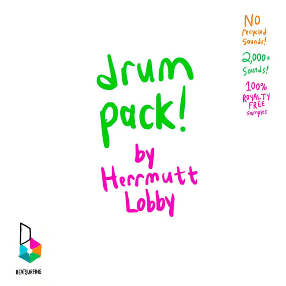 BEATSURFING - Herrmutt Lobby Drum Sample Pack Sample Packs Software GUI Artwork