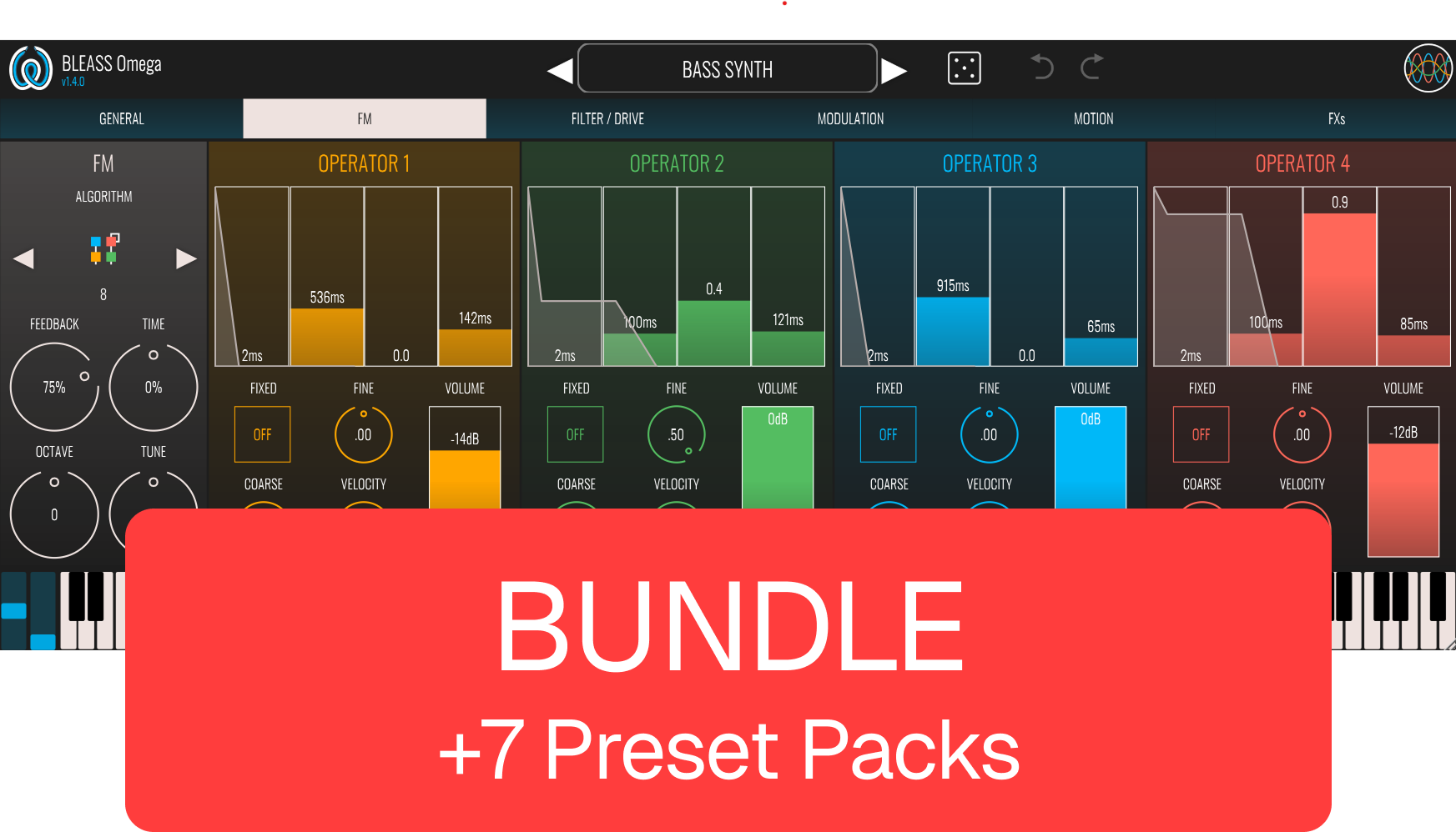Bleass - BLEASS Omega Bundle Plugins & FX Software GUI Artwork