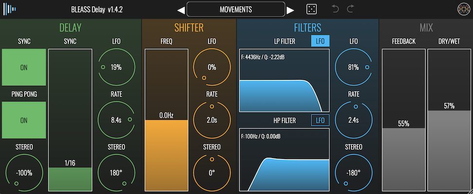 Bleass - BLEASS Delay Plugins & FX Software GUI Artwork