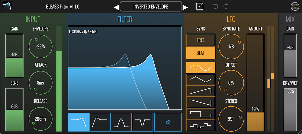 Bleass - BLEASS Filter Plugins & FX Software GUI Artwork