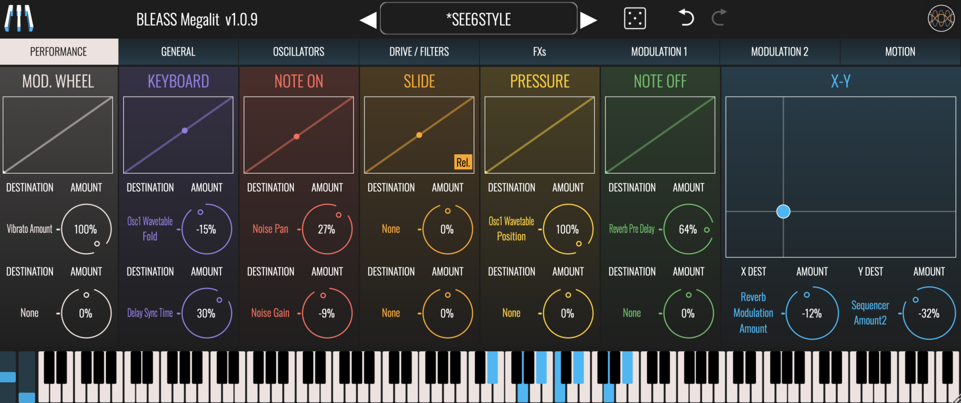 Bleass - BLEASS Megalit - PERFORMANCE TAB