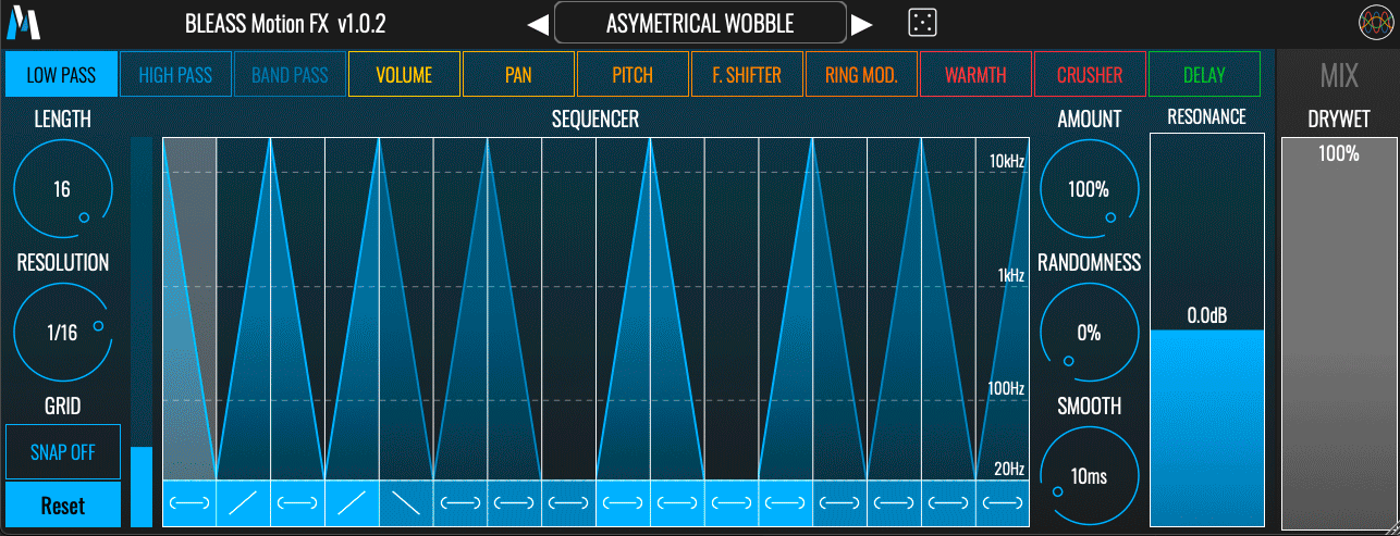Bleass - BLEASS Motion FX Plugins & FX Software GUI Artwork