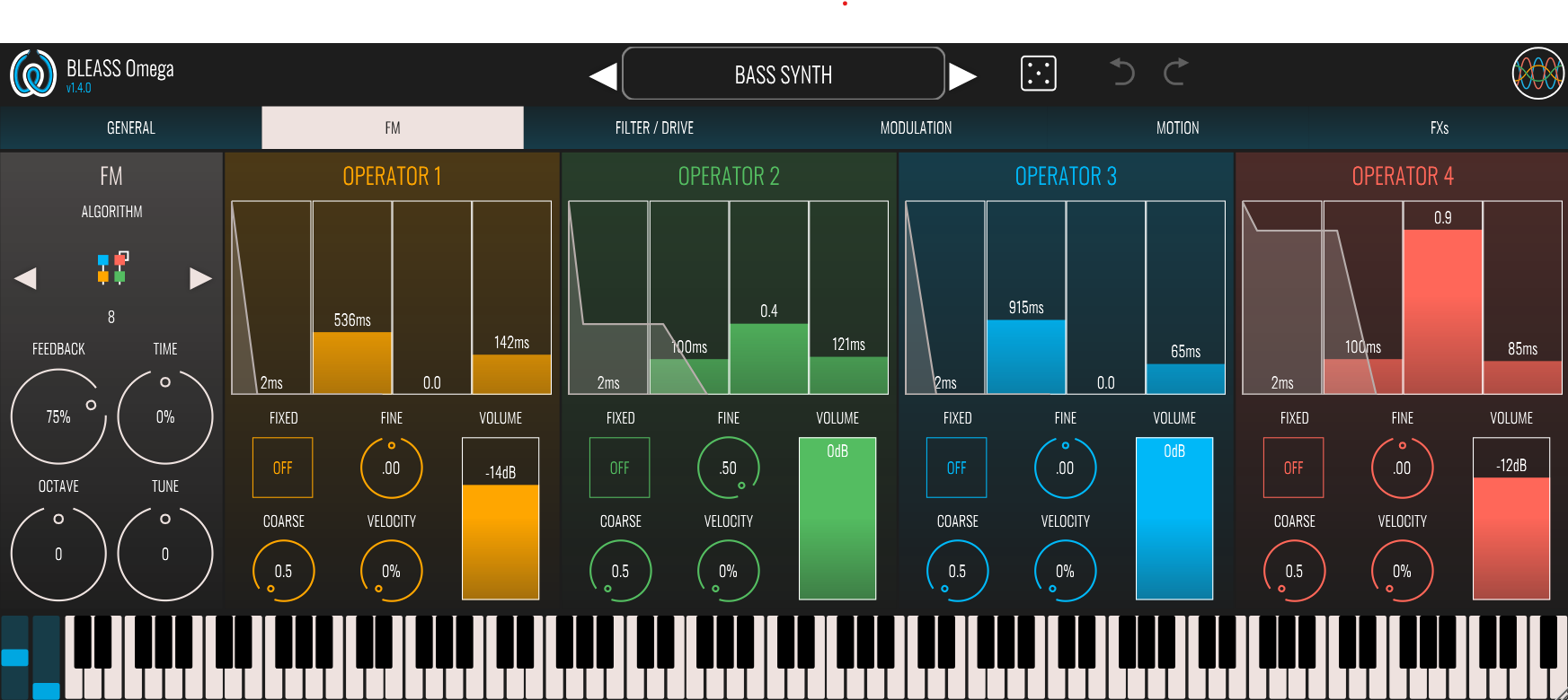 Bleass - BLEASS Omega Plugins & FX Software GUI Artwork