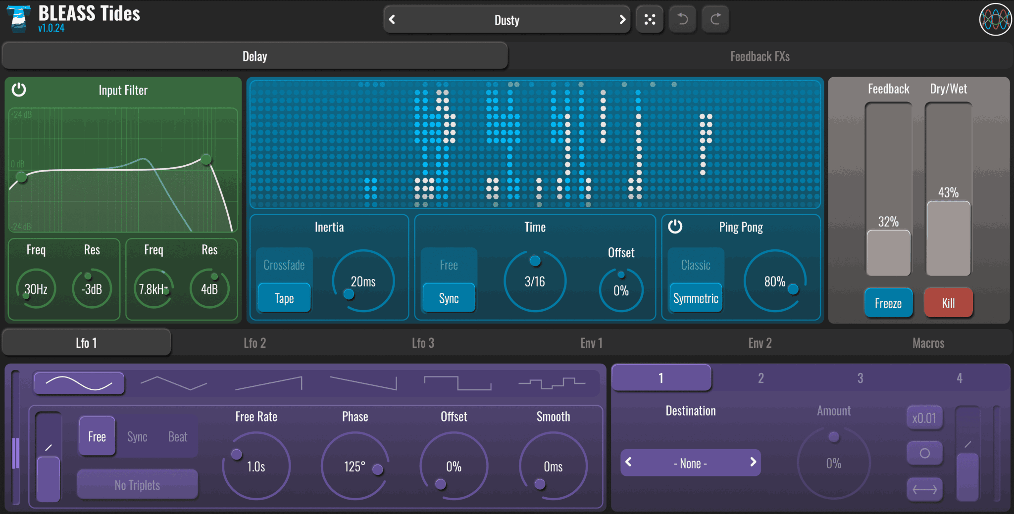 Bleass - BLEASS Tides Plugins & FX Software GUI Artwork