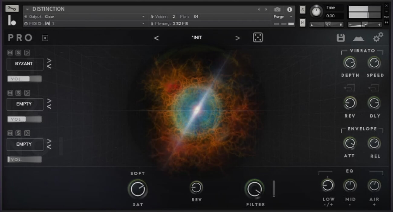 blecksaudio - Distinction Kontakt Instruments Software GUI Artwork