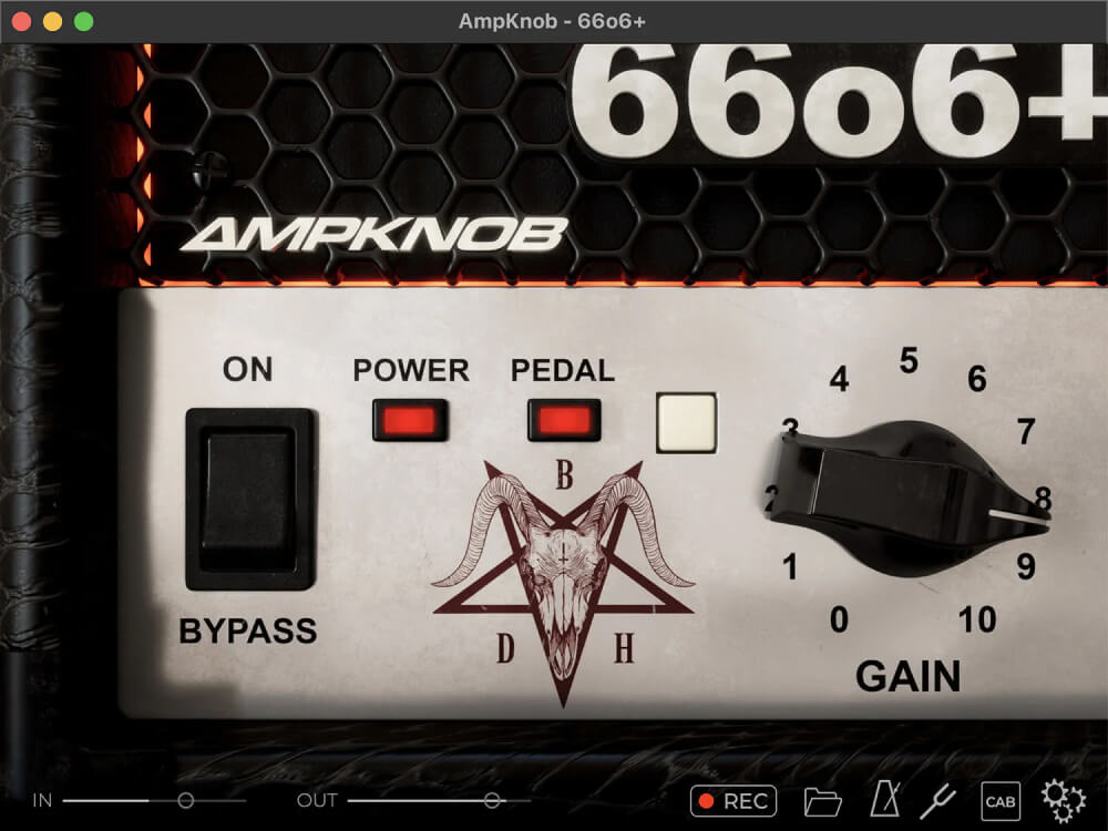 Bogren Digital - Ampknob BDH 66o6 Plugins & FX Software GUI Artwork