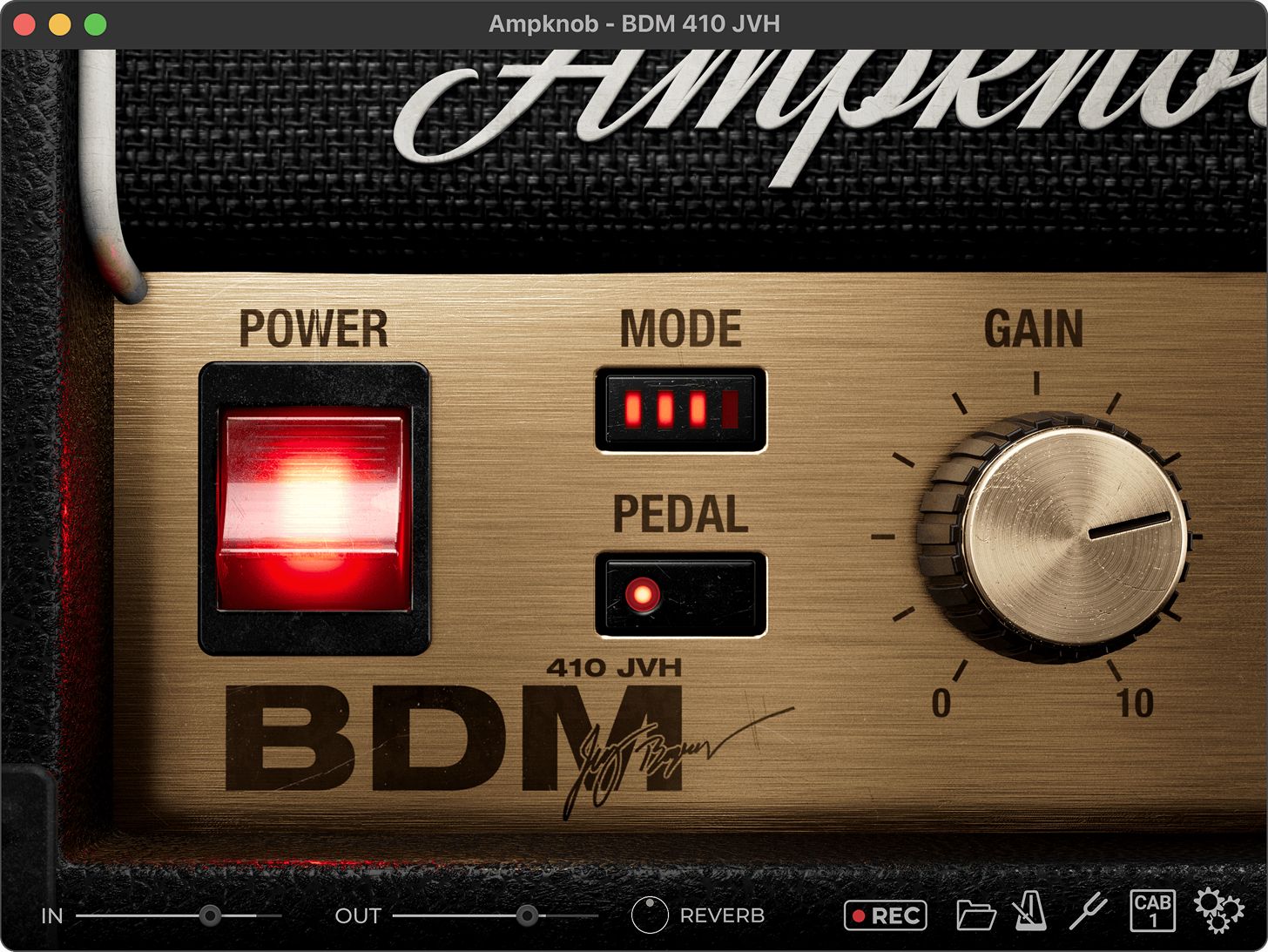 Bogren Digital - Ampknob BDM 410 JVH Plugins & FX Software GUI Artwork