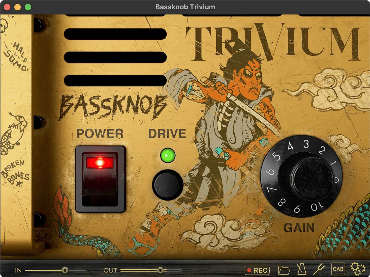 Bogren Digital - Trivium BassKnob Plugins & FX Software GUI Artwork
