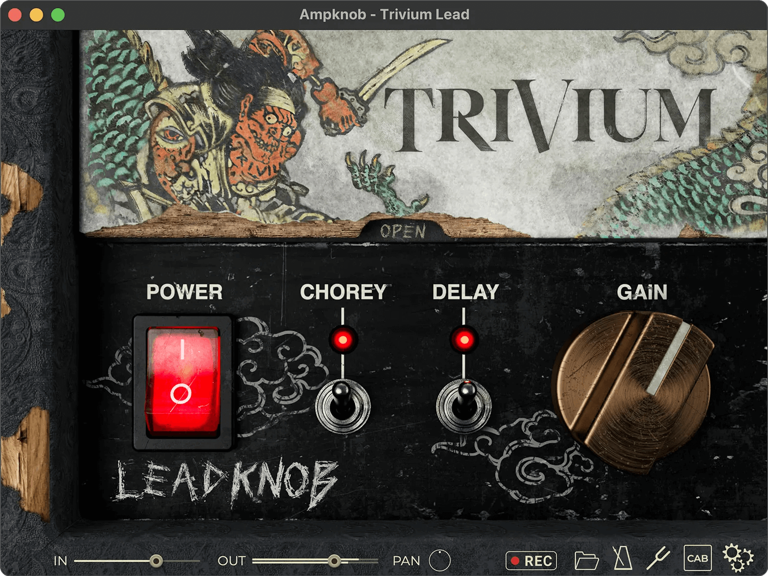 Bogren Digital - Trivium AmpKnob Lead Plugins & FX Software GUI Artwork