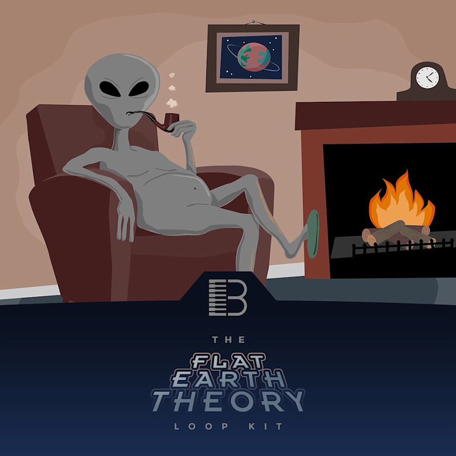 Brandon Chapa - Flat Earth Theory Sample Packs Software GUI Artwork