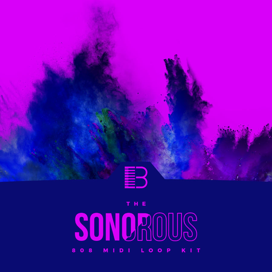 Brandon Chapa - Sonorous 808 Midi Loop Kit Sample Packs Software GUI Artwork