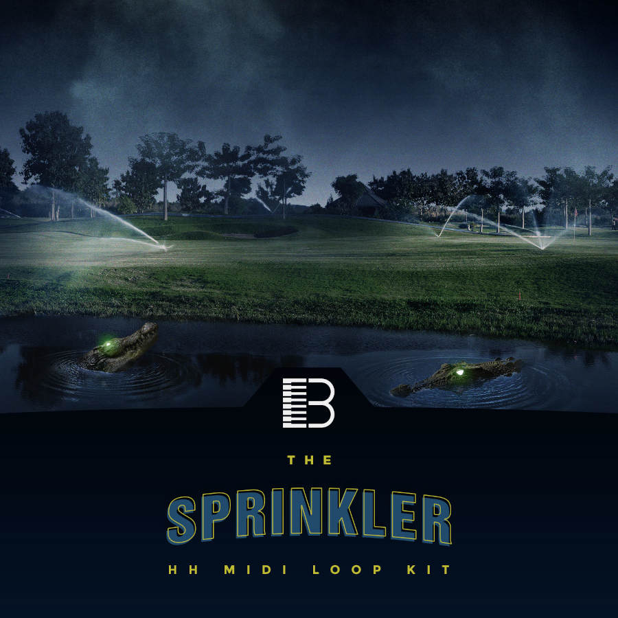 Brandon Chapa - Sprinkler Hi Hat MIDI Loop Kit Sample Packs Software GUI Artwork