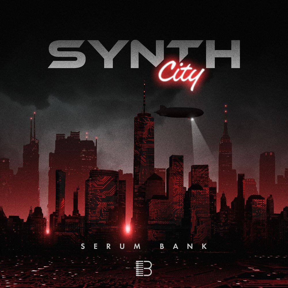 Brandon Chapa - Synth City - Serum Presets Software GUI Artwork