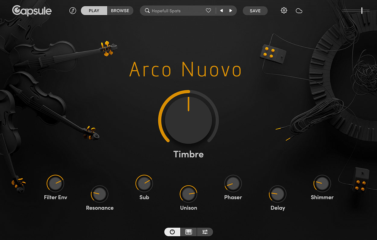Capsule Audio - Arco Nuovo Plugins & FX Software GUI Artwork