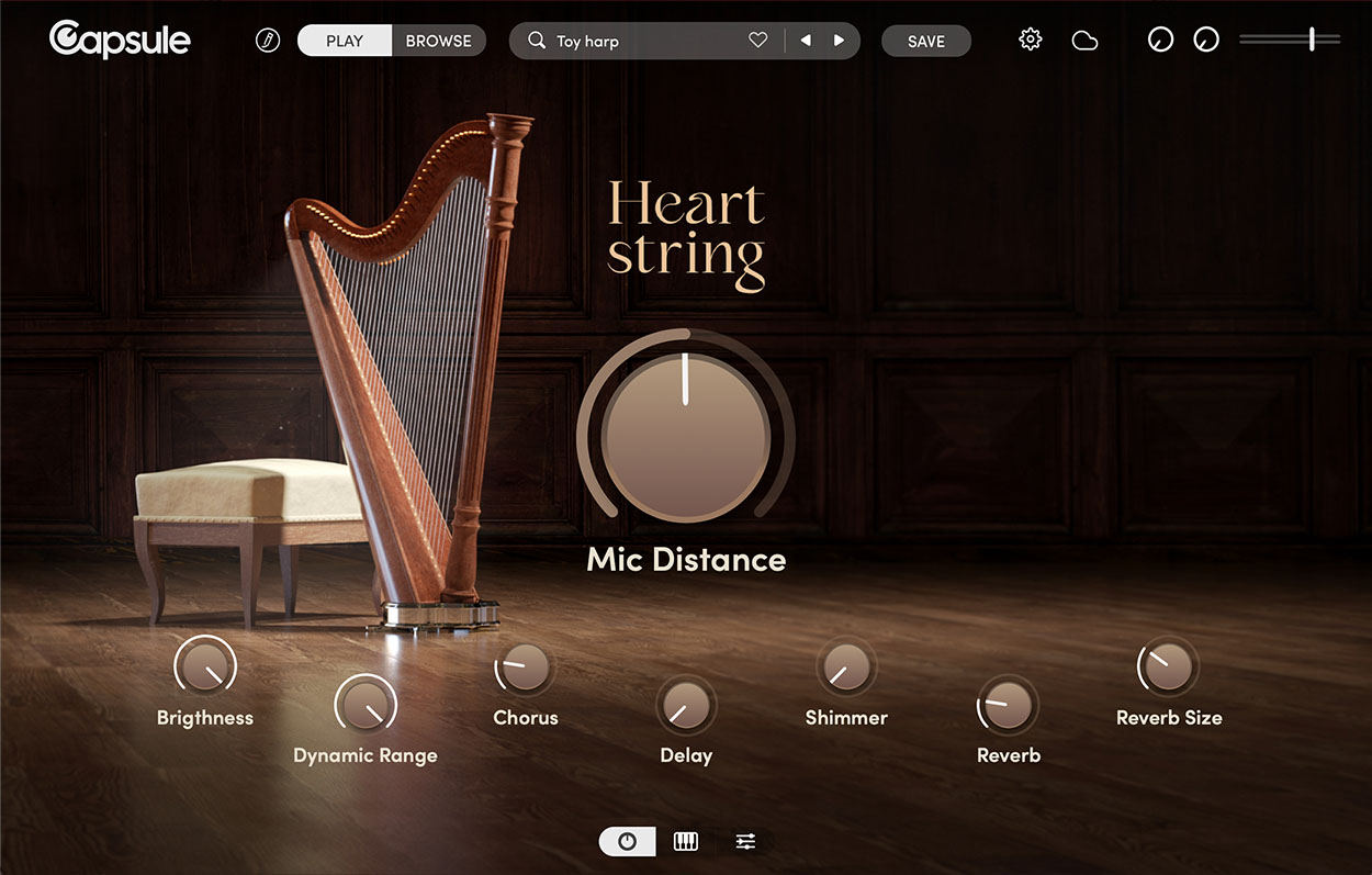 Capsule Audio - Heart String Plugins & FX Software GUI Artwork