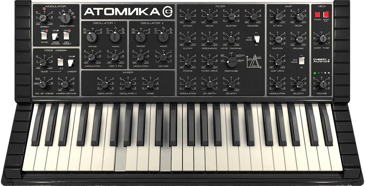 Cherry Audio - Atomika Plugins & FX Software GUI Artwork