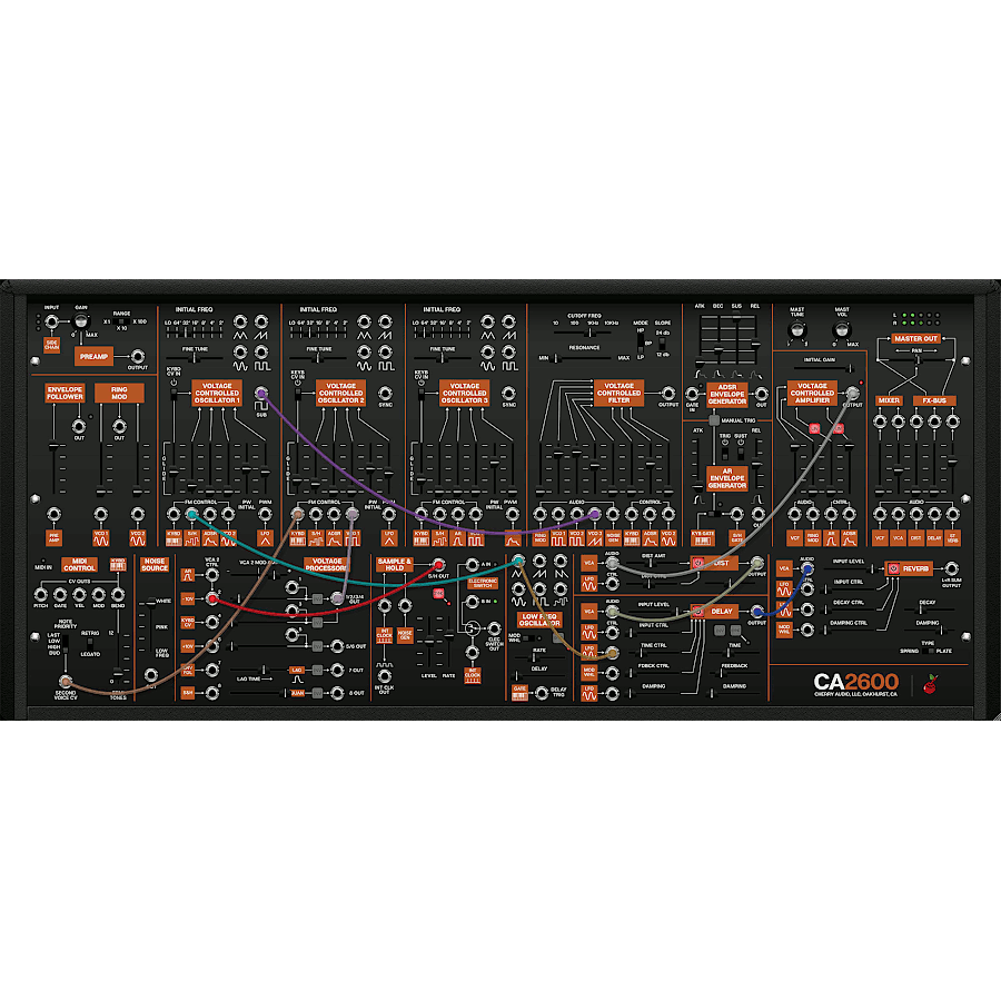 Cherry Audio - CA2600 Plugins & FX Software GUI Artwork