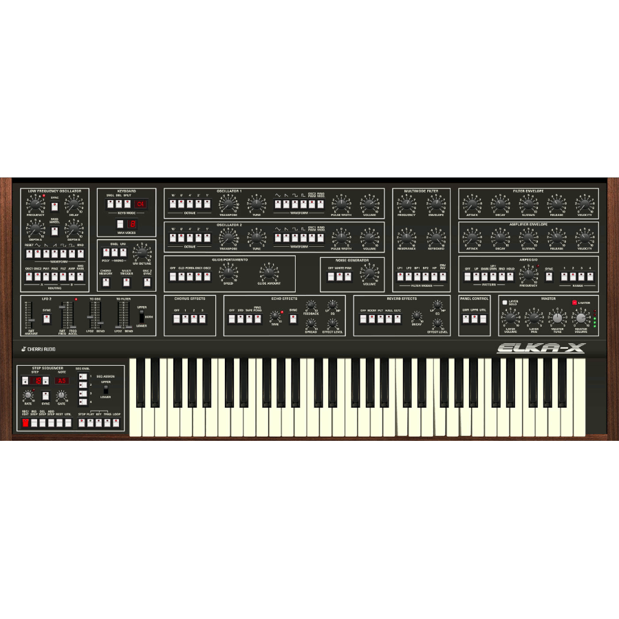 Cherry Audio - Elka-X Plugins & FX Software GUI Artwork