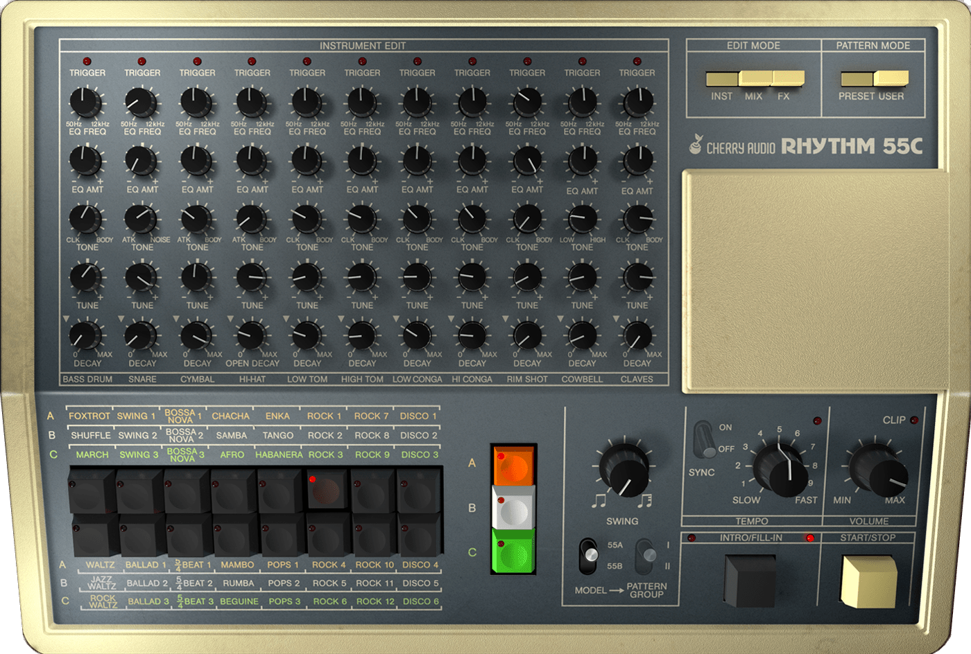 Cherry Audio - KR-55C Drum Machine Screenshot 3