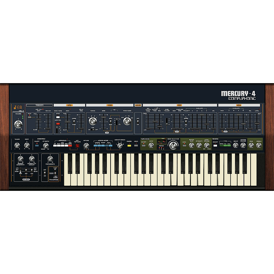 Cherry Audio - Mercury-4 Plugins & FX Software GUI Artwork